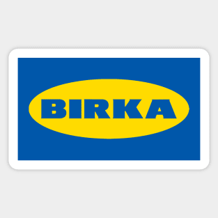 BIRKA IKEA Sticker